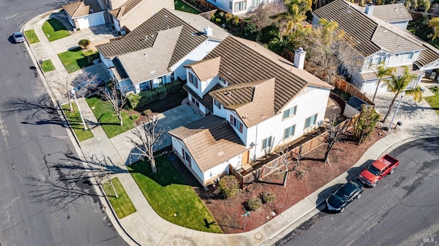 bird's eye view featuring a residential view