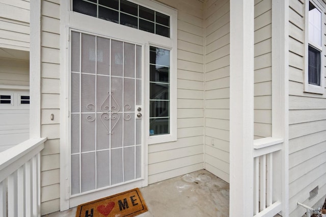 view of property entrance