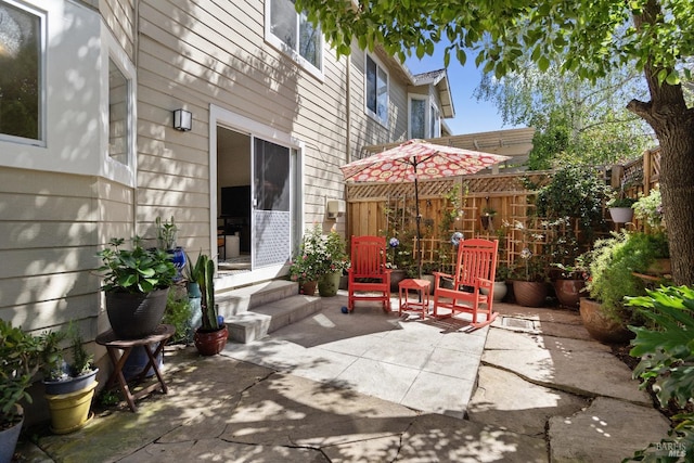 view of patio