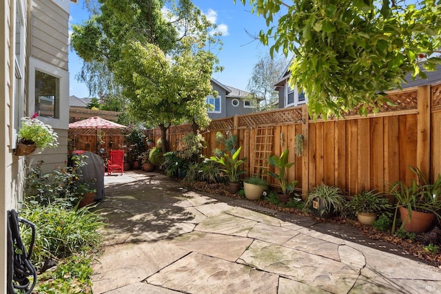 view of patio