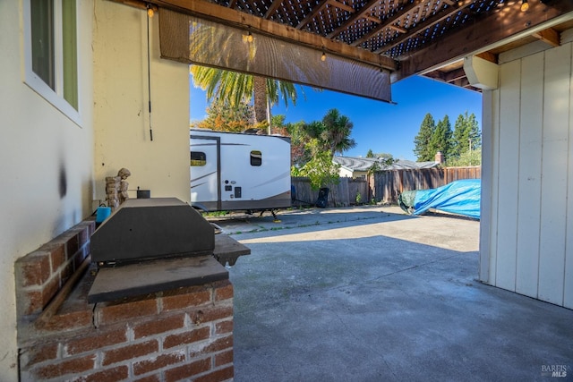 view of patio with a pool