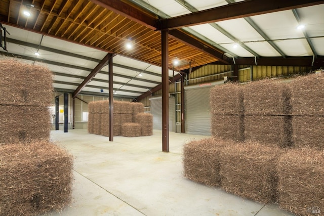 view of horse barn