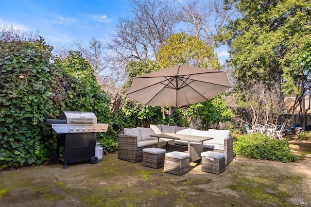 825 N Forbes St, Lakeport, CA 95453 - view of patio / terrace featuring area for grilling and an outdoor hangout area