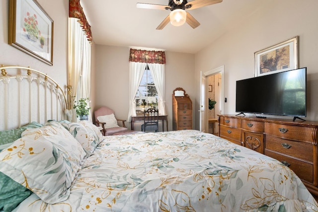 825 N Forbes St, Lakeport, CA 95453 - bedroom with ceiling fan