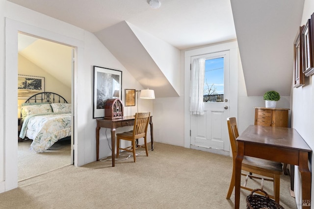 825 N Forbes St, Lakeport, CA 95453 - home office with light colored carpet and lofted ceiling