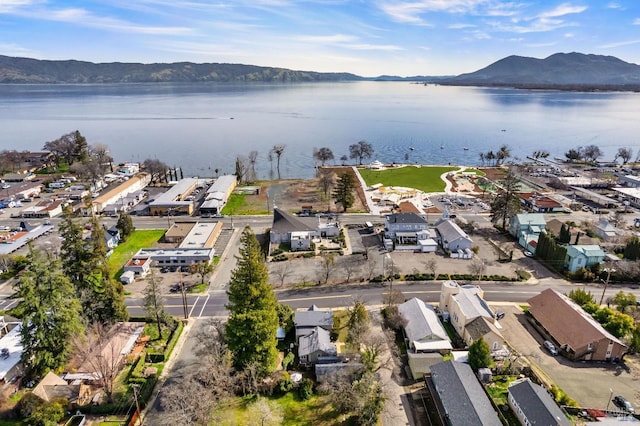 825 N Forbes St, Lakeport, CA 95453 - bird's eye view with a water and mountain view