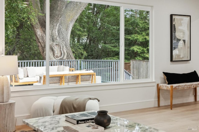 sunroom with a wealth of natural light