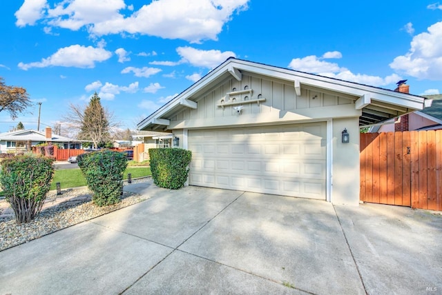 ranch-style house with a garage