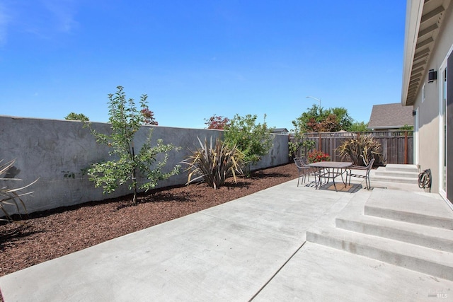 view of patio