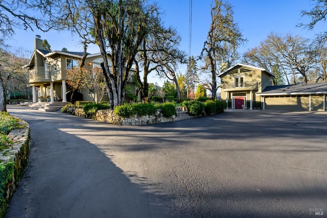 view of road