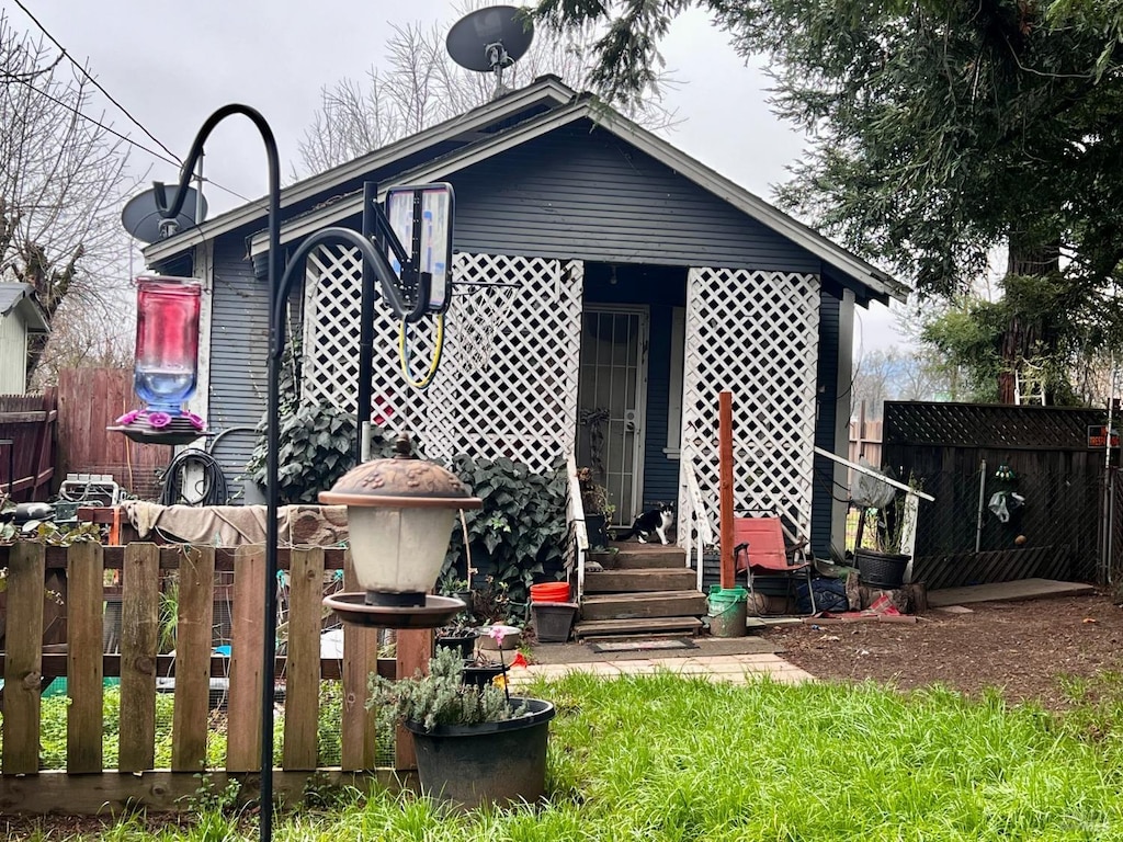 view of rear view of house