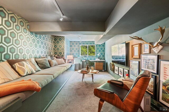 bedroom featuring wooden ceiling