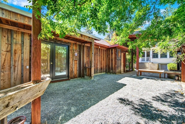 view of yard with a patio