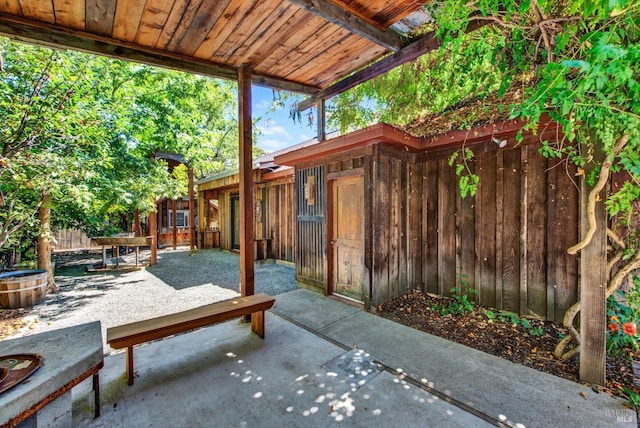 view of patio / terrace