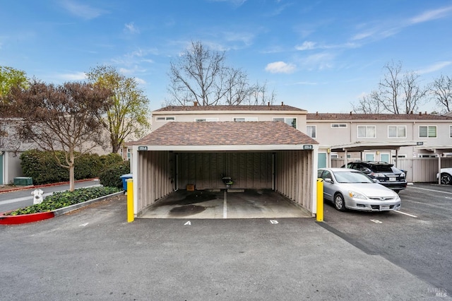 view of car parking