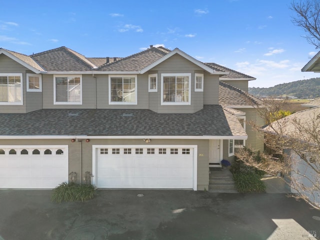 front facade featuring a garage