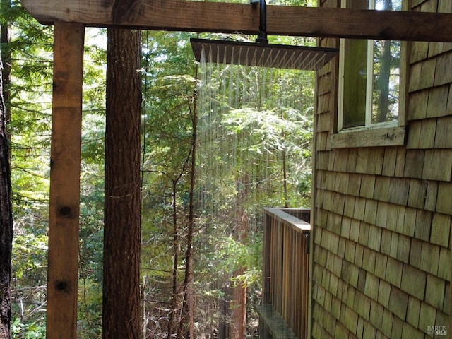 view of doorway to outside