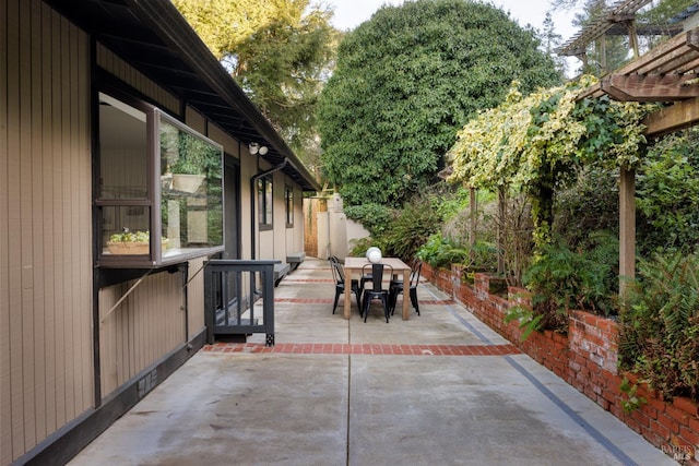 view of patio