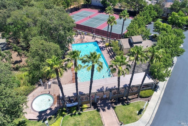aerial view