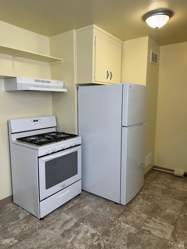 kitchen featuring white appliances