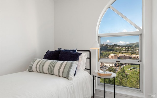 bedroom featuring multiple windows