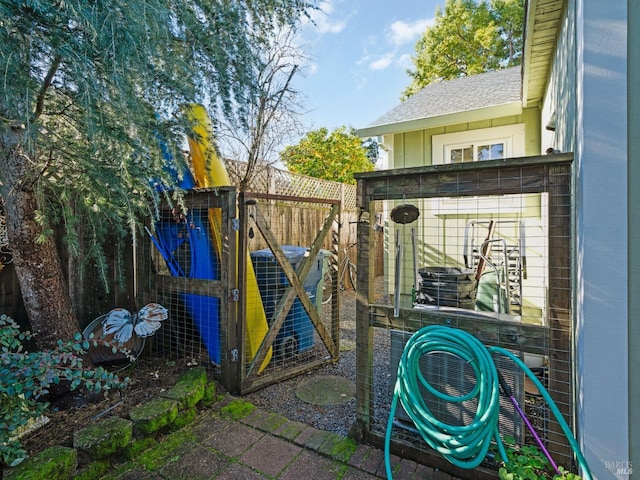 view of playground with an outdoor structure