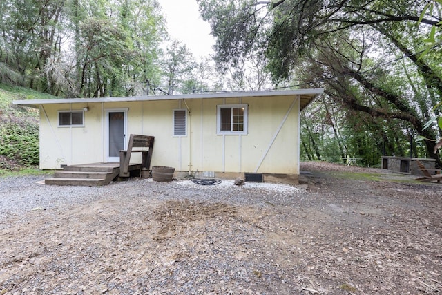 view of rear view of property