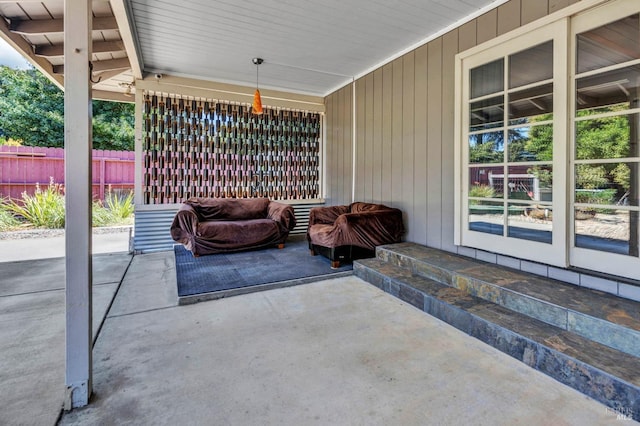 view of patio