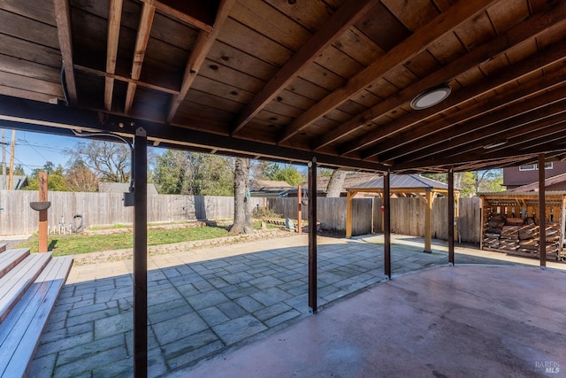 view of patio