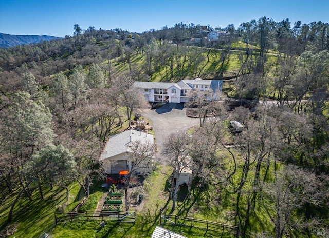 1061 Steele Canyon Rd, Napa, CA 94558 - aerial view featuring a view of trees