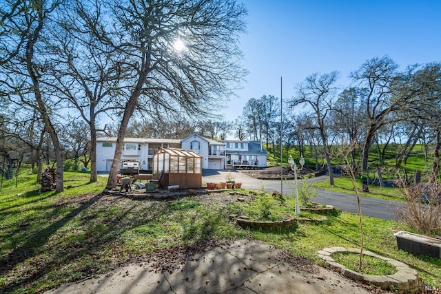 1061 Steele Canyon Rd, Napa, CA 94558 - exterior space featuring aphalt driveway, an outbuilding, and a garage