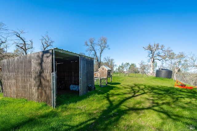 1061 Steele Canyon Rd, Napa, CA 94558 - view of yard featuring an outbuilding and a pole building
