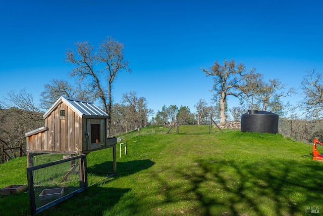 1061 Steele Canyon Rd, Napa, CA 94558 - view of yard with fence and an outbuilding