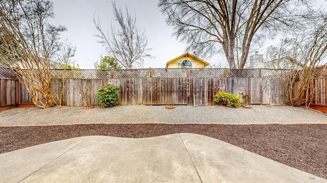 view of yard featuring a patio