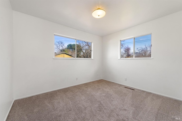 spare room featuring carpet floors