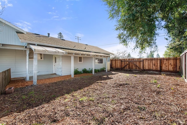 view of rear view of property