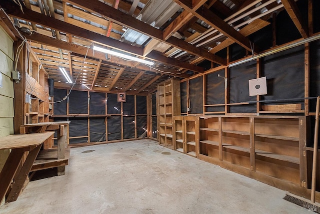 miscellaneous room featuring concrete floors