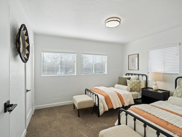 bedroom featuring carpet flooring