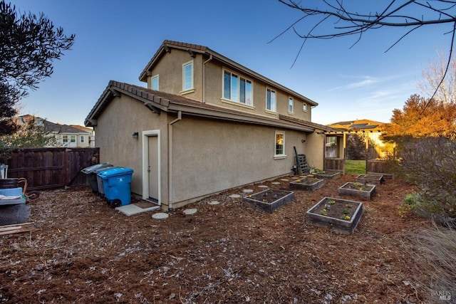 view of rear view of property