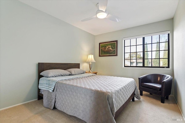 1782 Devonshire Dr, Benicia, CA 94510 - carpeted bedroom with ceiling fan and baseboards