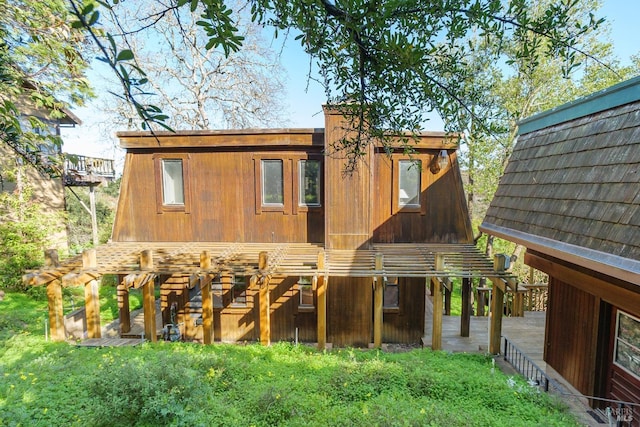 view of rear view of house