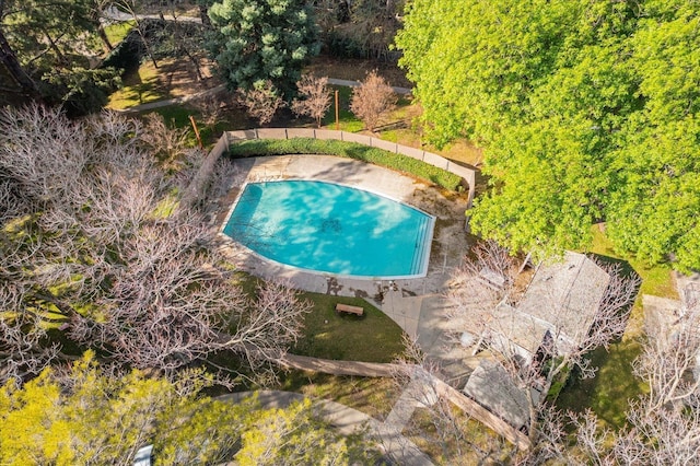 view of pool