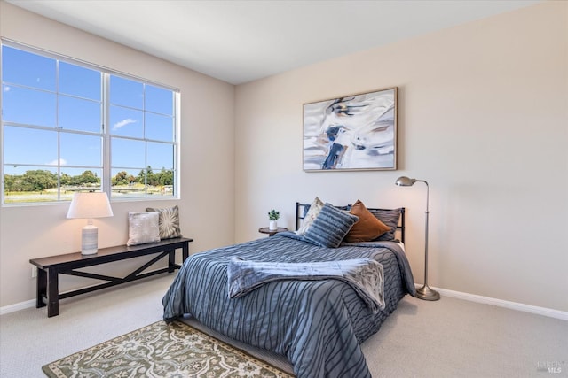 bedroom featuring carpet floors