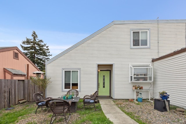 view of rear view of house