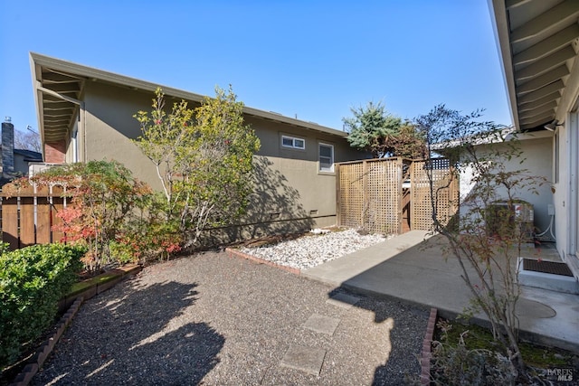 exterior space with a patio