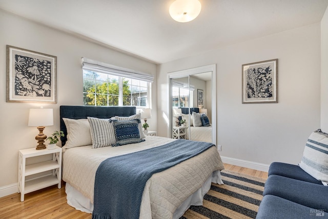 1077 Valley View St, Saint Helena, CA 94574 - bedroom with light wood finished floors and a closet