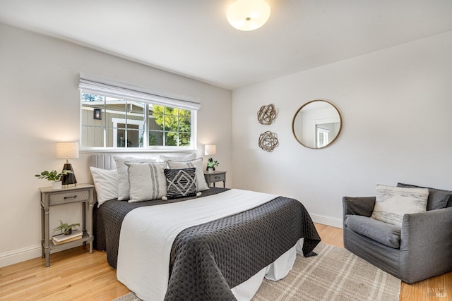 1077 Valley View St, Saint Helena, CA 94574 - bedroom featuring baseboards and light wood-style flooring