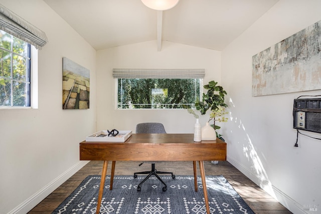 1077 Valley View St, Saint Helena, CA 94574 - office area with wood finished floors and baseboards