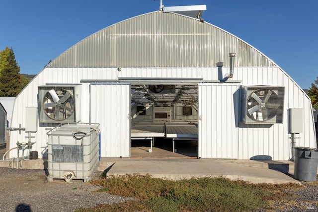 view of outbuilding featuring an outdoor structure