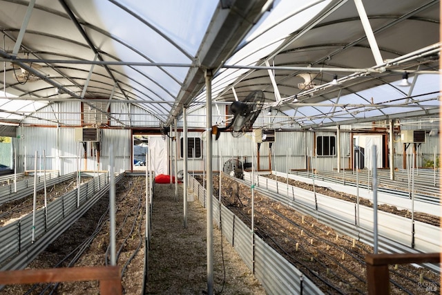 view of horse barn